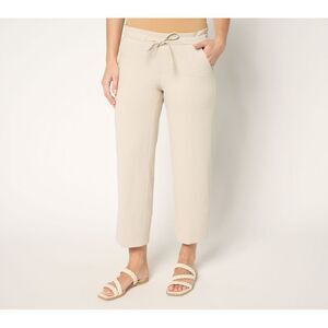 Liverpool Los Angeles Women's Pants Sz M Pull-On Tie Waist Pant Brown A685455